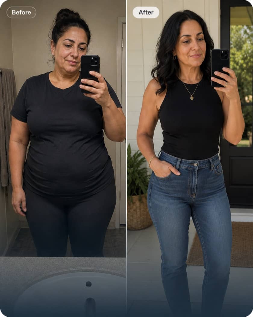 Weight-loss illustration, example 10