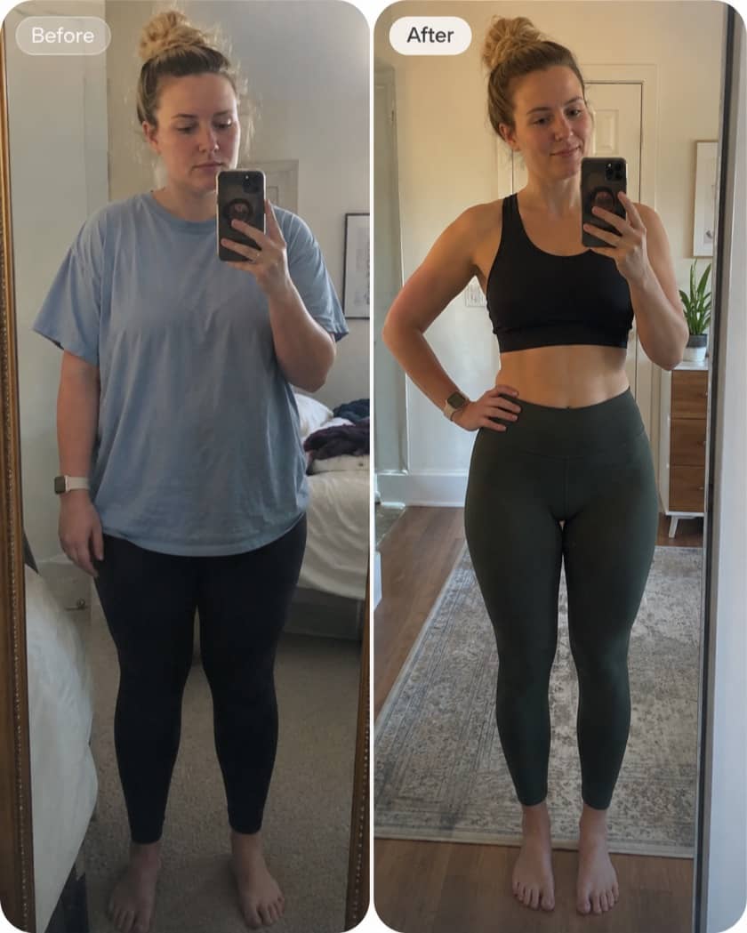 Weight-loss illustration, example 6