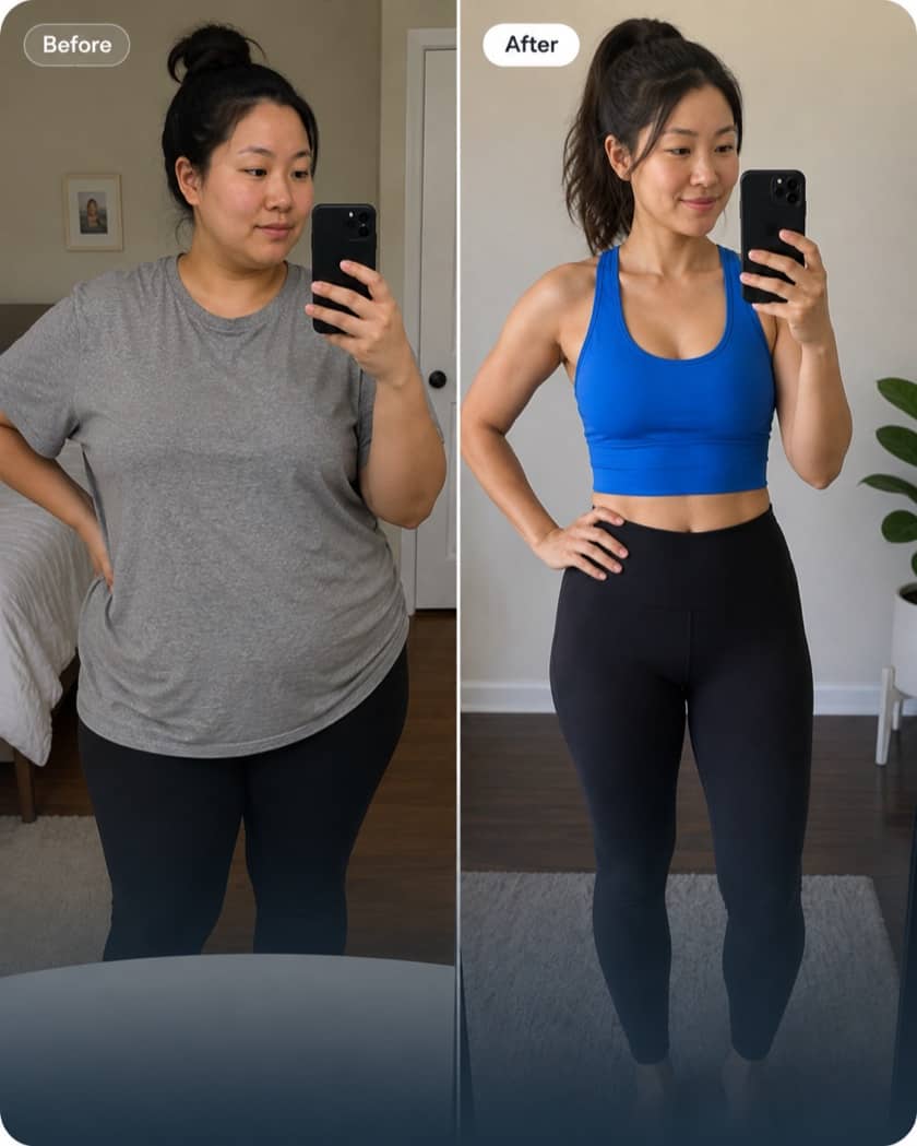 Weight-loss illustration, example 2