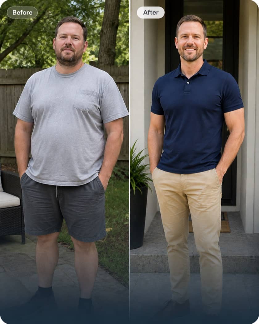 Weight-loss illustration, example 9