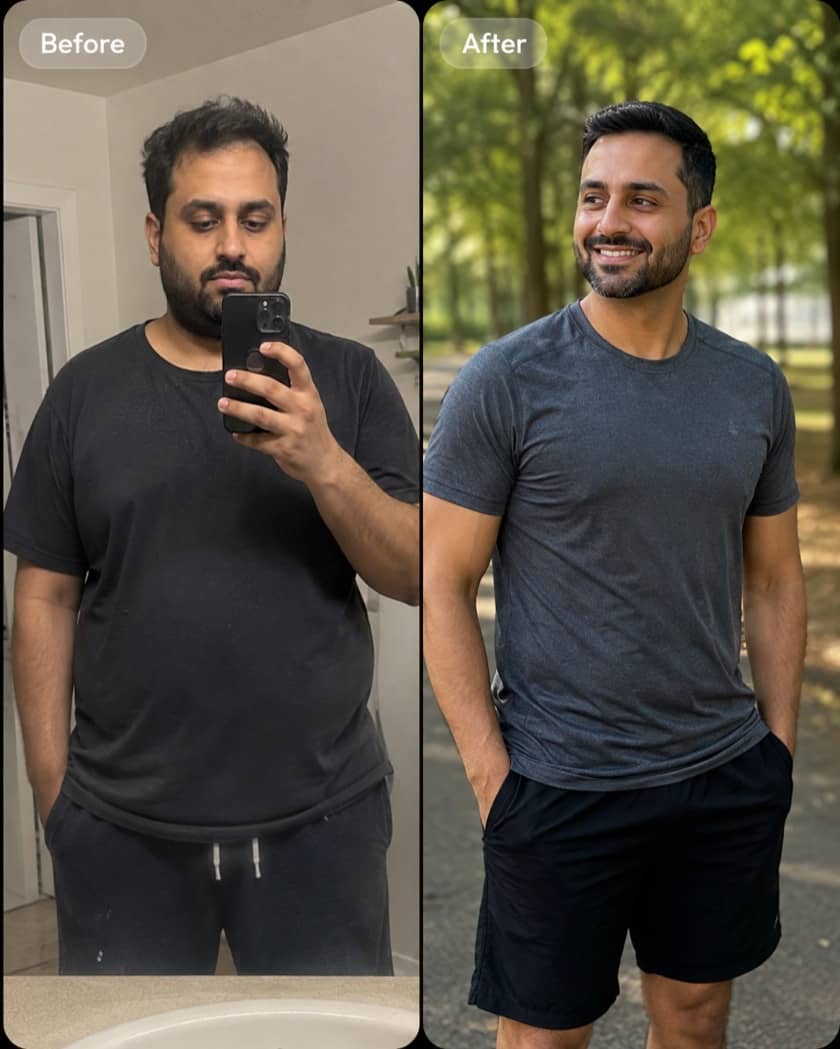Weight-loss illustration, example 8